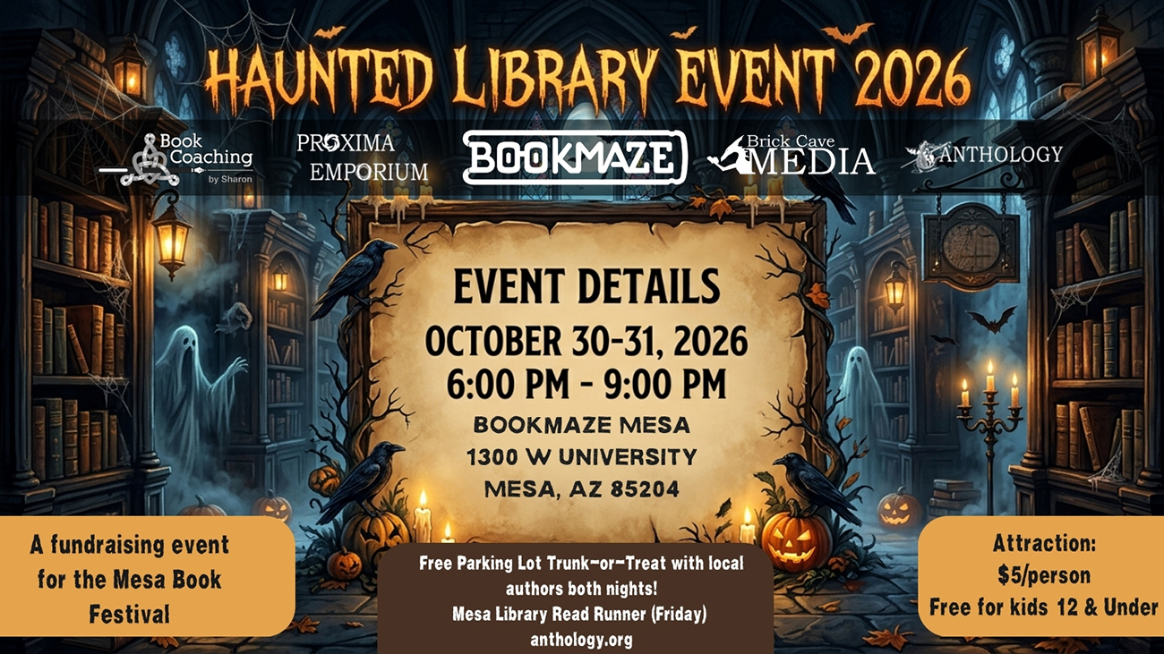 2026 Haunted Library Event Hero Graphic